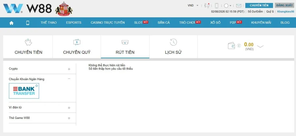 rút tiền w88club