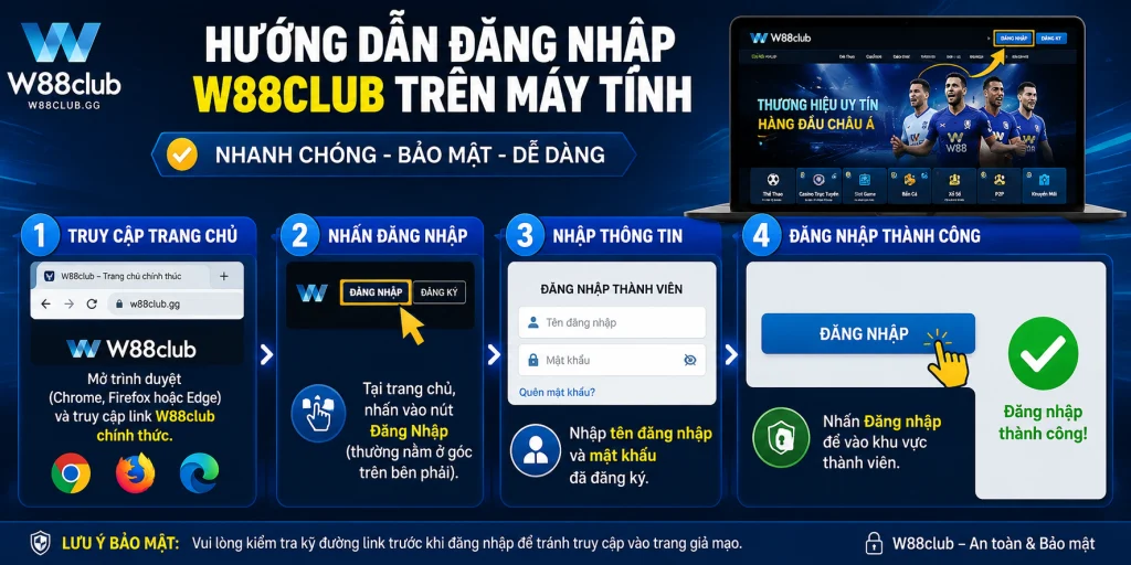 đăng nhập w88club